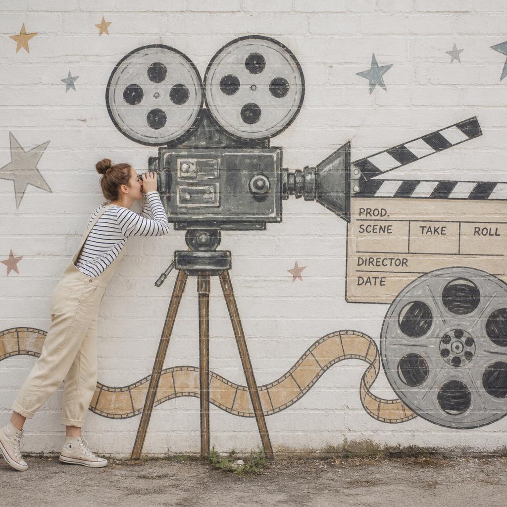Professional production studio with camera equipment and lighting
