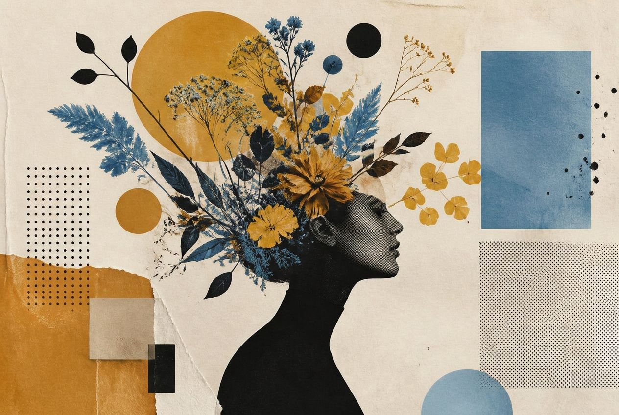Visual identity system showing logo, colors and typography